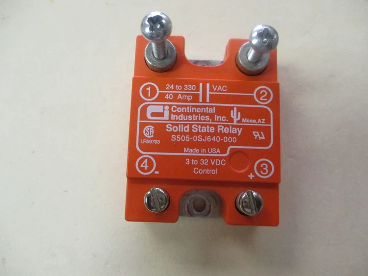 Used Continental Industries Inc S505-OSJ640-000 Relays & Switches Arizona US | ASSET CONVERSION SPECIALISTS, INC. #320076