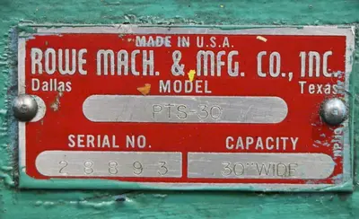USED ROWE BGY12-15