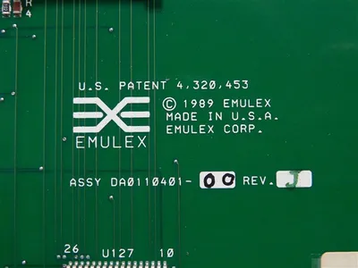 Emulex DA0110401-00 Control Board Rev. J  DA0110201-02 Rev.L Used