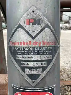 USED PATTERSON-KELLEY TWIN SHELL DRY BLENDER