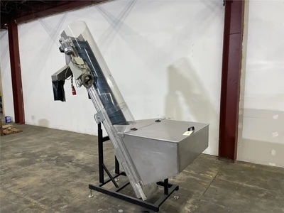 Schuma Elevator Hopper Conveyor, w/ Diverter