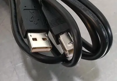Cable 28AWG/1P USB B to USB A 30V 6ft Loc5D11