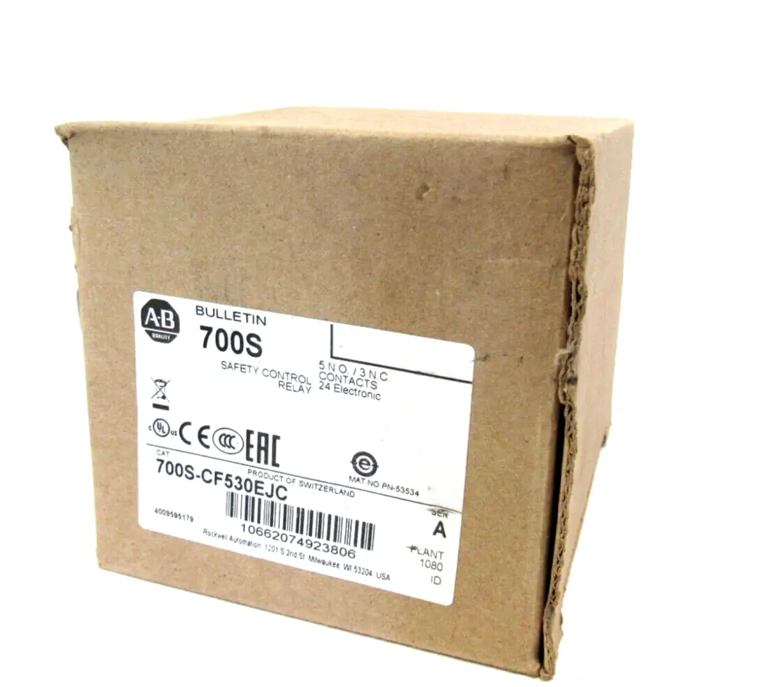 ALLEN BRADLEY 700S-CF530EJC SAFETY RELAY 700SCF530EJC NEW SURPLUS