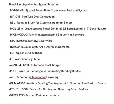 2015 SALVAGNINI S4-P4 Punching & Shearing Cells | Active Machinery Sales, Inc. (9)