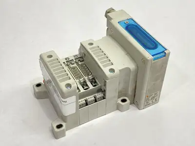 VV5QC11-03N35DA-S | SMC  Pneumatic Plug-In Manifold 3-Station - Used