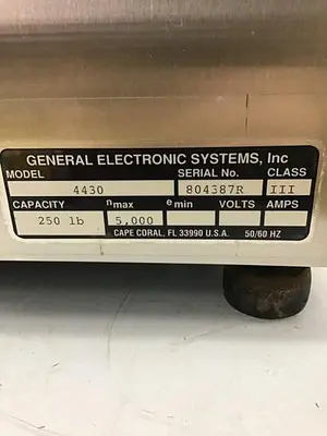 USED GENERAL ELECTRONIC SYS 4430
