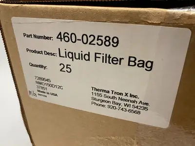 NEW THERMA-TRON X LIQUID FILTER BAG