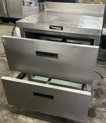 174-0133 Delfield 32” Self Contained 2-Drawer Worktop Cooler