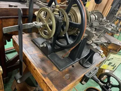 0363-385 RA Lienhard Chaux-De-Fonds Brocading / Engine Turning Machine Circa 1903