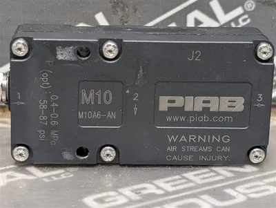 PIAB M10A-AN Mini Vacuum Pump Module 1/8" Up to 24.1 InHg Used