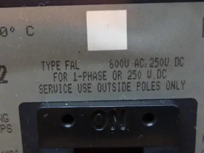 USED SQUARE D FAL360301212