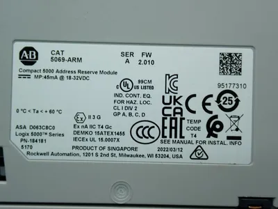 Used ALLEN BRADLEY 5069ARM PLC Input & Output Ohio US | HGR 24 #983103