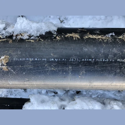 KWH Sclairpipe 6.5 in. Poly Pipe