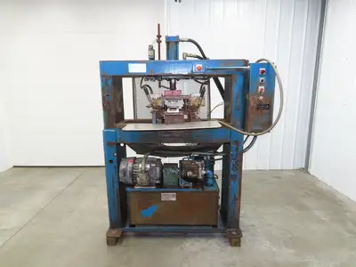 Hydraulic 5 Ton Press 8" Stroke Punch Die 10Hp 230/460V 3Ph Vickers Pump