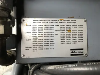 USED 1985 ATLAS COPCO GA 409