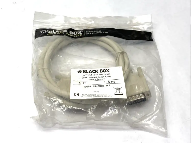 New | in-Stock BLACK BOX BLACK BOX EGM16T-0005-MF Cable & Wire | Maverick Industrial Sales #1113232
