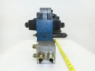 Rexroth Hydraulic valves W/3 Port Manifold Base Assembly