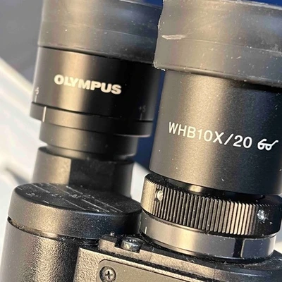 Item# L203 Olympus GX41F Microscope & Camera #306