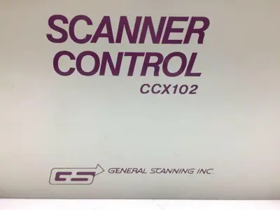 General Scanning CCX102 Scanner Control 110V