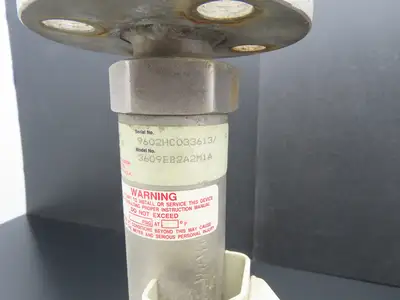 Brooks Instrument 3609EB2A2M1A Stainless High Pressure Thru-Flow Indicator 316SS