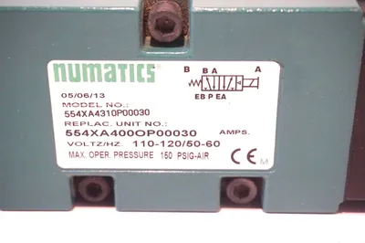 NEW NUMATICS 554XA431OP00030 VALVE