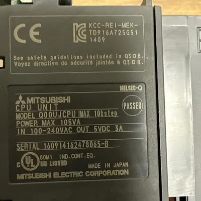 Used MITSUBISHI Q00UJCPU Industrial Controls Ohio US | Surplus Asset Holdings #1242276
