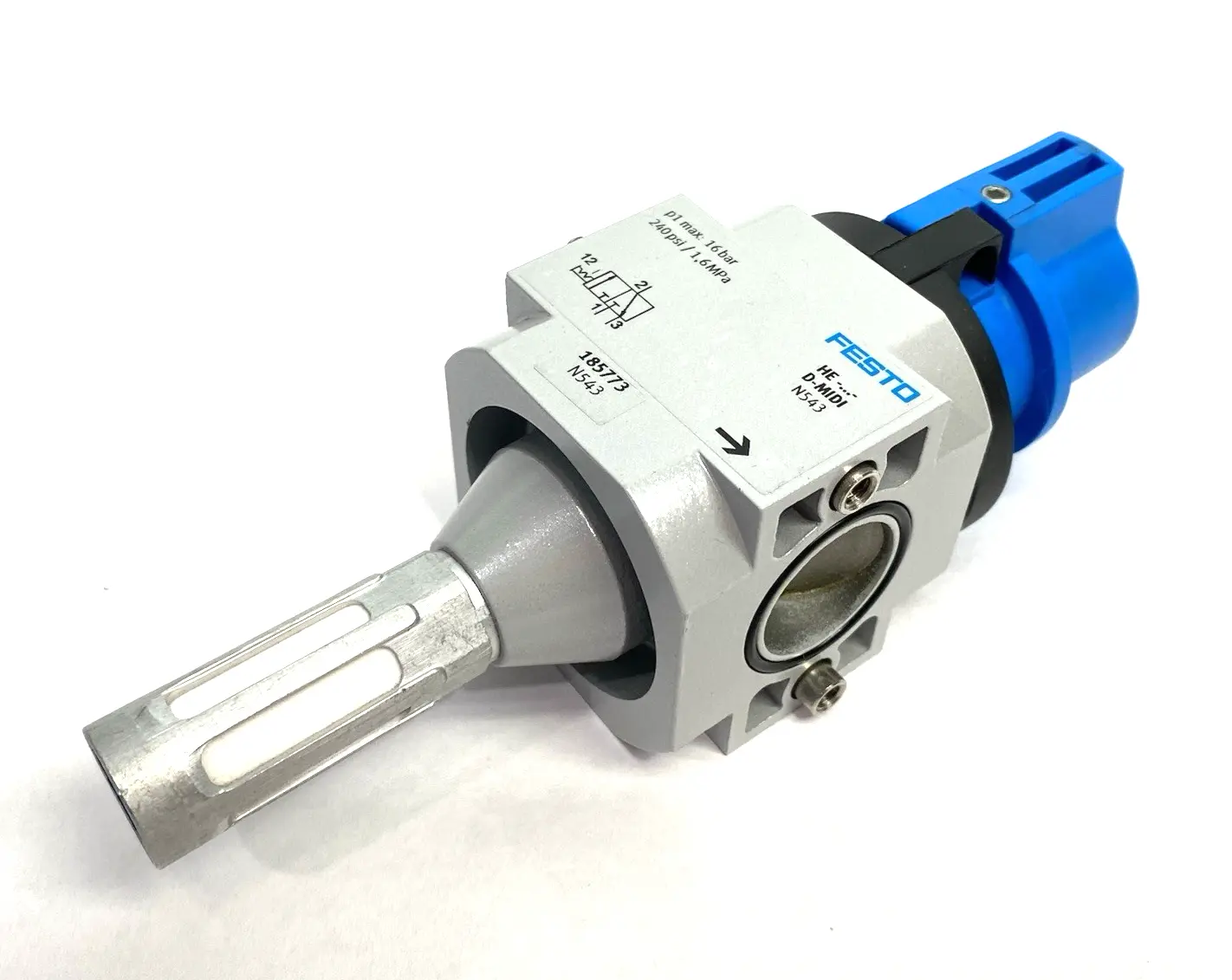 USED FESTO MANUAL ON/OFF VALVE, PISTON GATE, 3/2 BISTABLE 170681