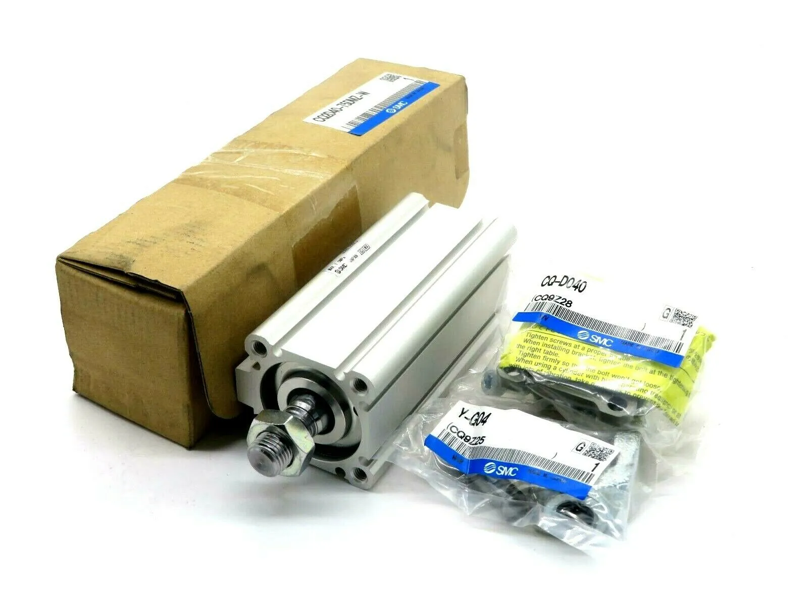 NEW SMC CQ2D40-75DMZ-W COMPACT CYLINDER CQ2D4075DMZW