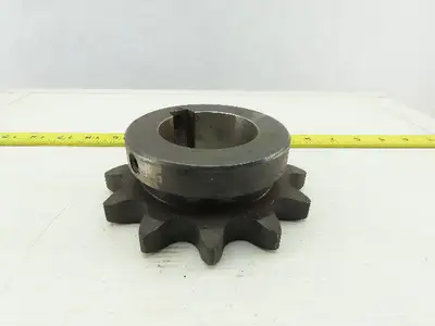 Martin 100B12 12 Tooth Single Roller Chain Sprocket 2-7/16" Keyed Bore