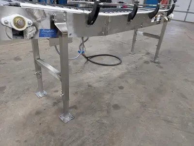 Laughlin SS Plastic Belt Incline Conveyor