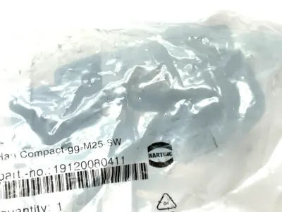 New | in-Stock HARTING Han Compact-gg-M25-SW,19 12 008 0411 Connector Accessories Michigan US | Maverick Industrial Sales #1487584