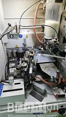 USED 2016 BIESSE AKRON 1440A USED EDGEBANDER WITH CORNER ROUNDING AND PREMILLING ++