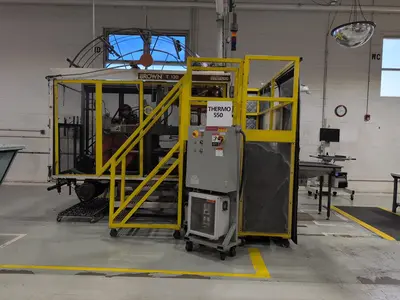 BROWN MACHINE C3030, T130, Wortex 735 Complete Thermoforming Lines: Former and Trim Press | PlastiMach Corp (5)