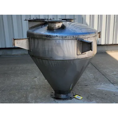 Used 48" dia. Stainless Steel Storage Bin / Hopper – 18 Cu/Ft