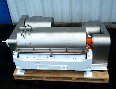 Sharples P3400 sanitary decanter centrifuge, 316SS.