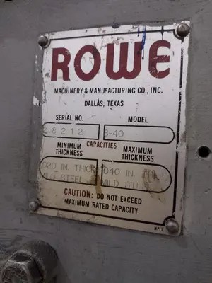 USED ROWE B-40