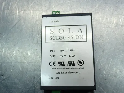 New | in-Stock SOLA SCD30S5DN DC Power Supplies Ohio US | HGR 24 #872936