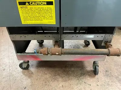 Used Vulcan Used Vulcan Stainless Steel Propane Gas Fryer 2GRS35 Dual 35lb - LPG Cookers / Coolers / Fryers Illinois US | Falcon Restaurant Supply #1376082