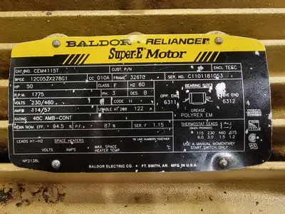 USED BALDOR CEM4115T