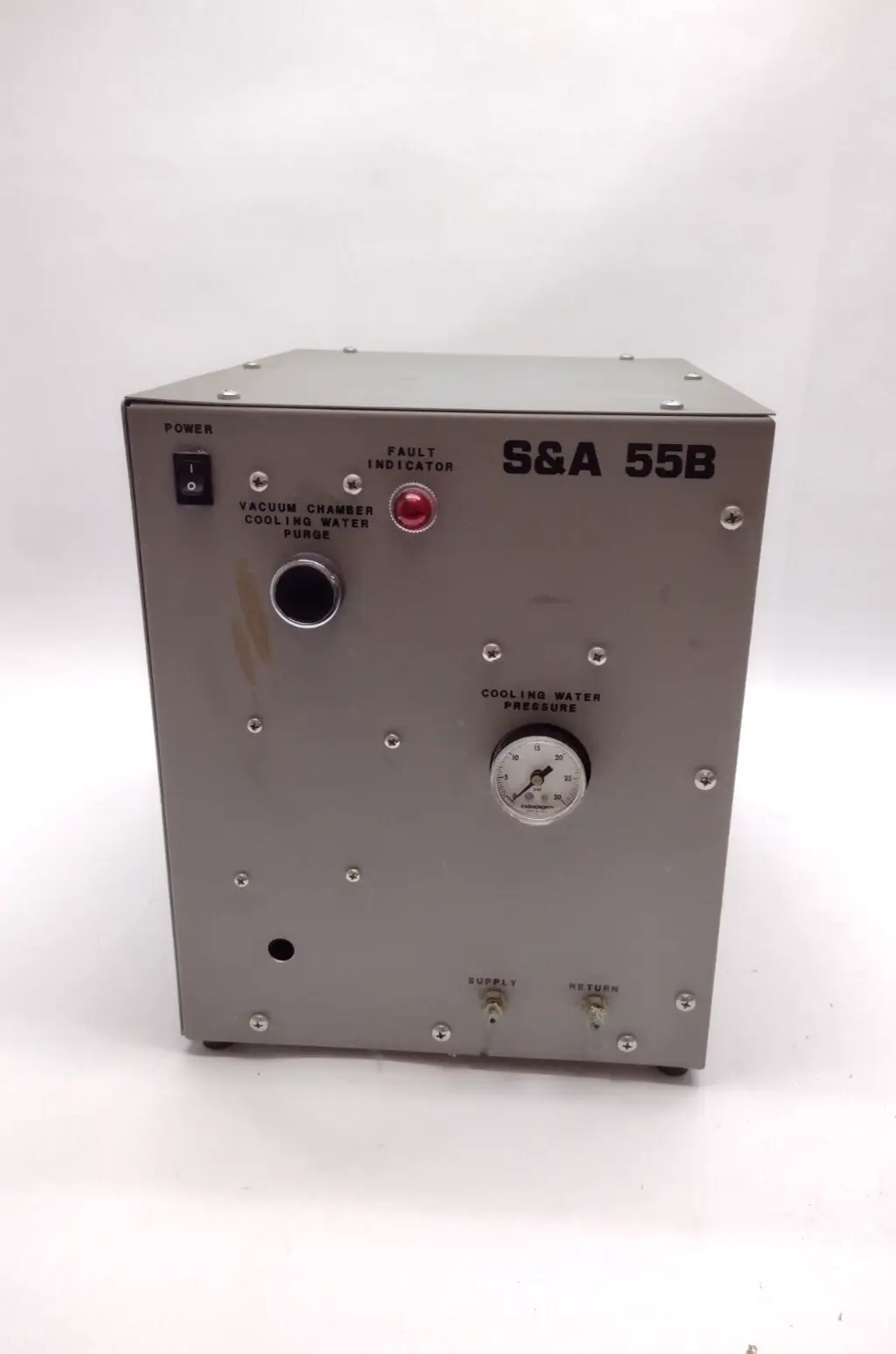 USED SAUNDERS & ASSOCIATES 55B WATER COOLING VACUUM CHAMBER