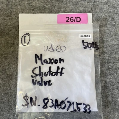 Used Maxon 5000 Valves/Fittings California US | Davliegogo LLC #1723862