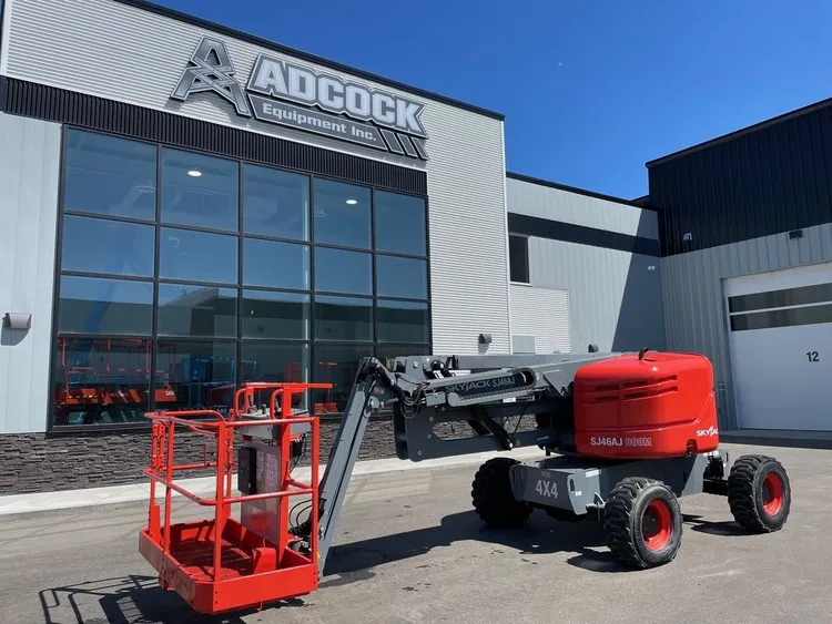 Used 2013 SKYJACK SJ46 AJ ARTICULATING BOOM LIFT Articulating Boom Lifts Alberta CA | Adcock Equipment #1418165