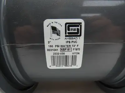 Spears 2332-030 True Union Ball Valve Socket 3" PVC