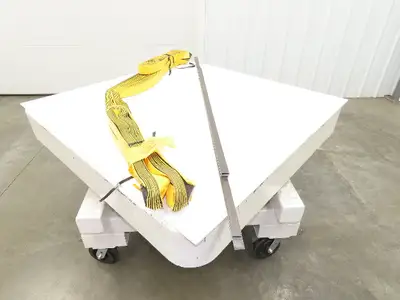 Akon Lift Table Bellows 72x42x42" Bolt On Bars Black Yellow Fire Retardant Vinyl