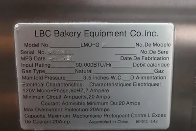Used 2021 _UNKNOWN_ LMO-G8 Ovens Texas US | OBR Equipment #1314822
