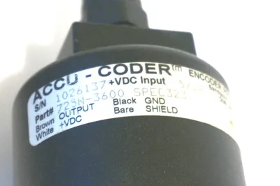USED ACCU-CODER 725N-3600 ENCODER 725N3600 SPEC323