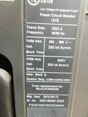 Used Siemens WLF2A316 Circuit Breakers Ohio US | Equipment Recovery Corp. #1330578