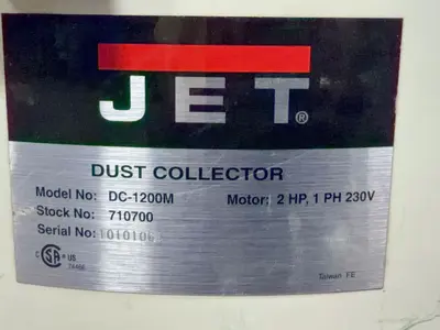 Used JET DC1200M Dust Collectors Ohio US | HGR 24 #1175347
