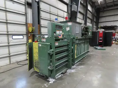 American 5029L Economy Horizontal Paper Baler 42x29x60" Bale Manual Tie 40Hp 480V