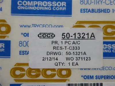 Ceco RES-T-C333 Piston Ring 7.005" Diameter 50-1321A New